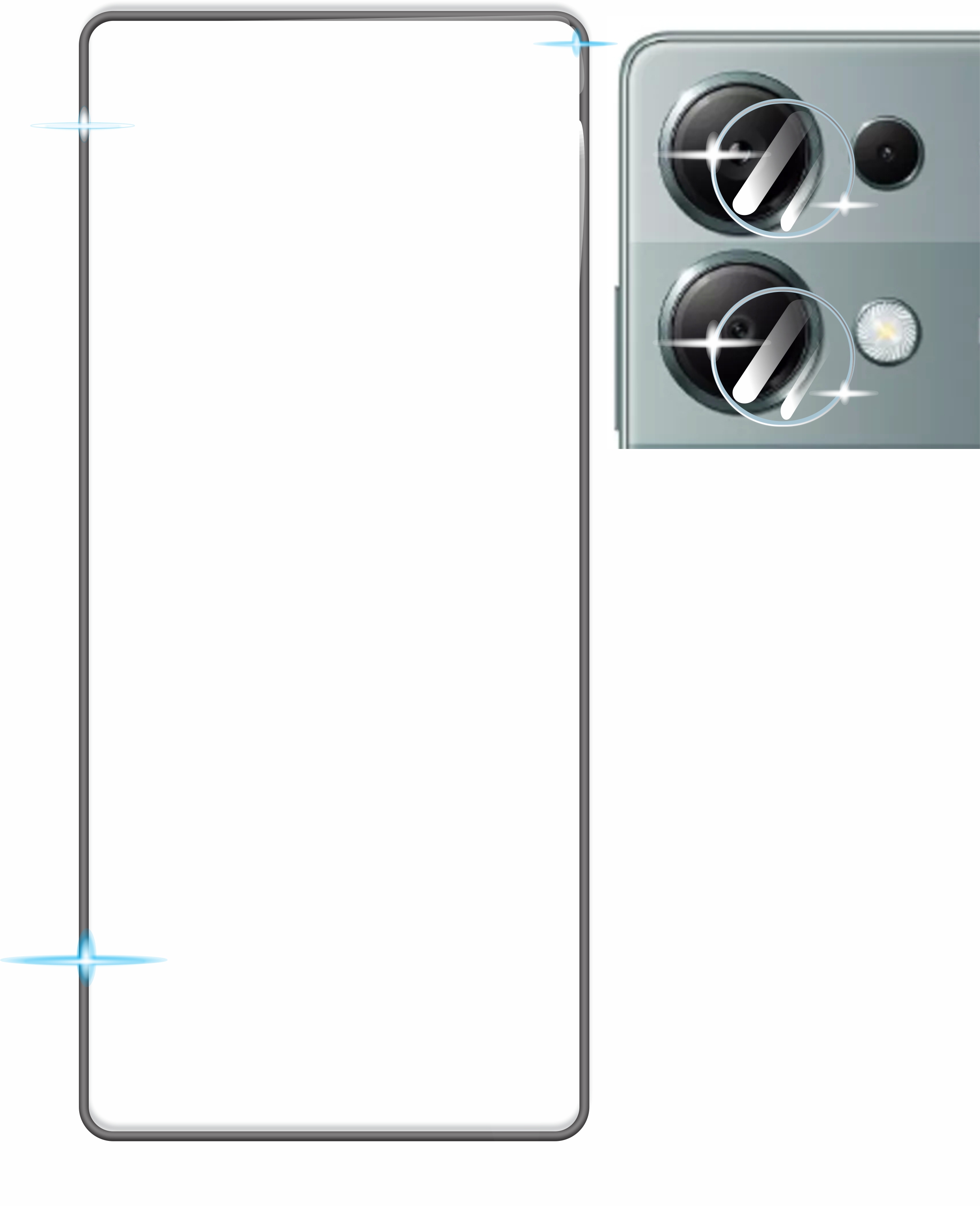 Pack Cristal Templado 9d Para Redmi Note 13 Pro 4G + Micas Camaras