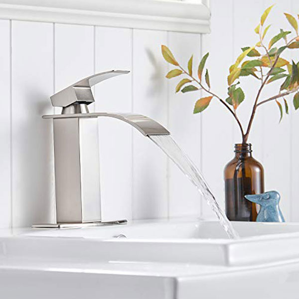 Llave Monomando Duck EJEX para Lavabo Acero Inoxidable satinado 