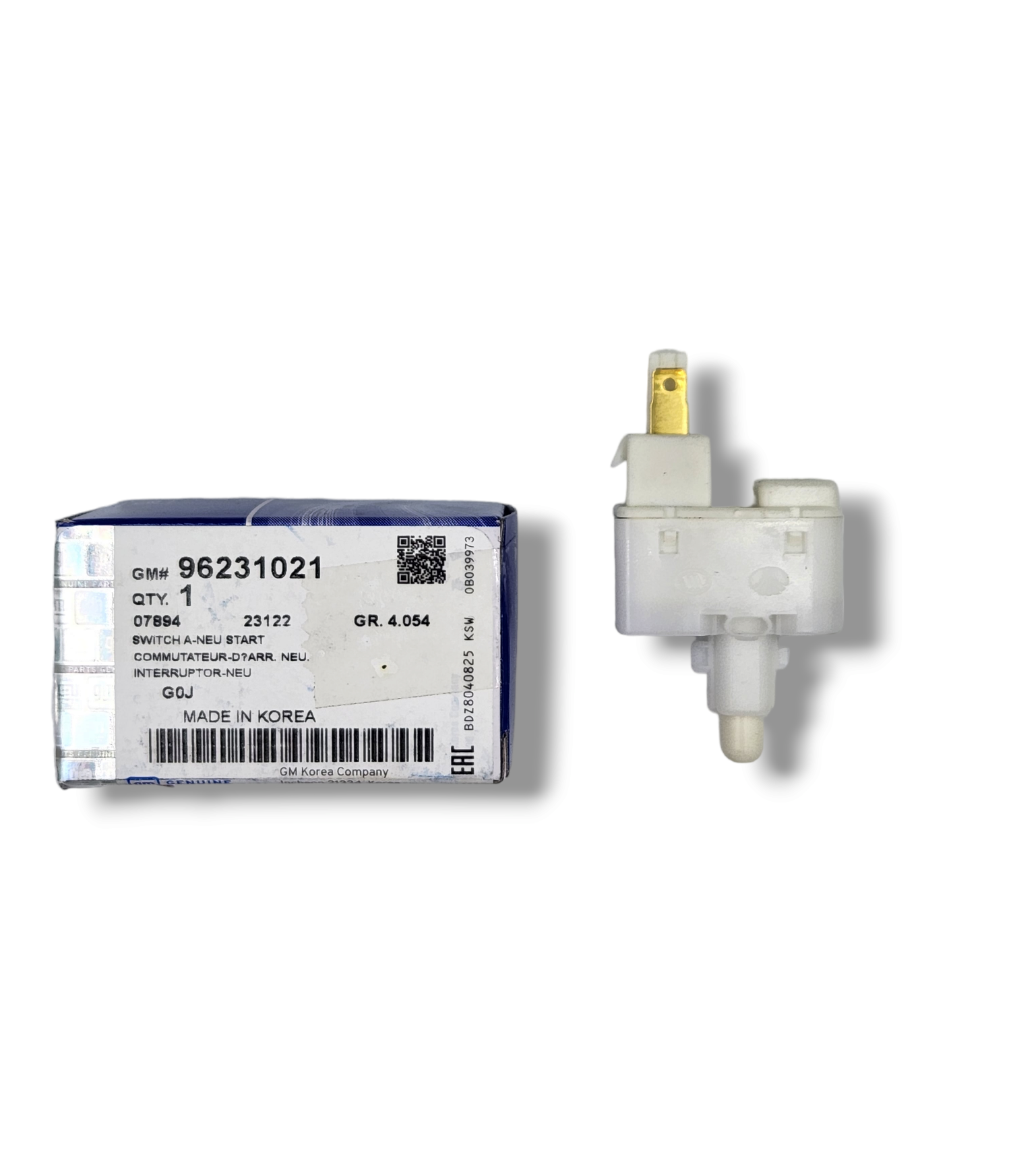 Bulbo Switch Int.pedal Clutch Gm Aveo 08/17 1.6 Lts.original