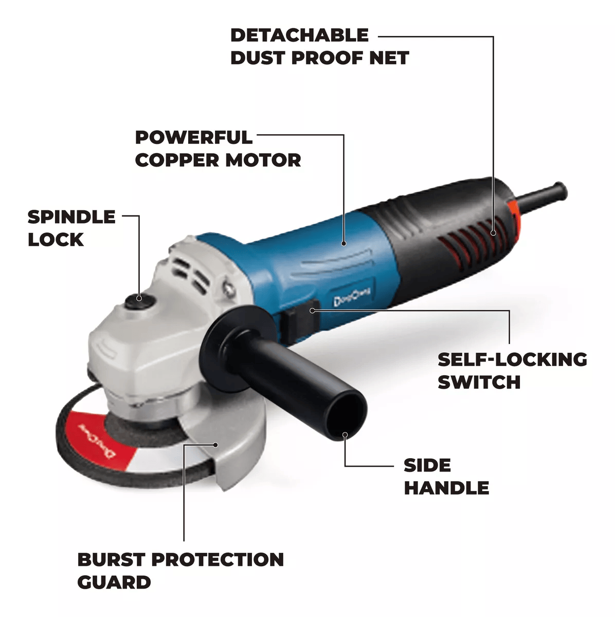 MINI-ESMERIL DONG CHENG DSM09-115S 800W