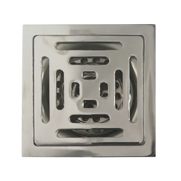 Coladera Para Baño o Regadera metal Acero Inoxidable 10x10cm