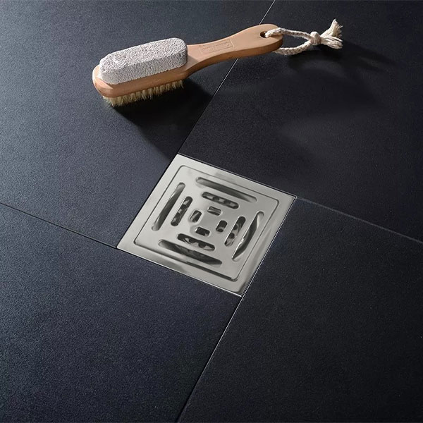 Coladera Para Baño o Regadera metal Acero Inoxidable 10x10cm