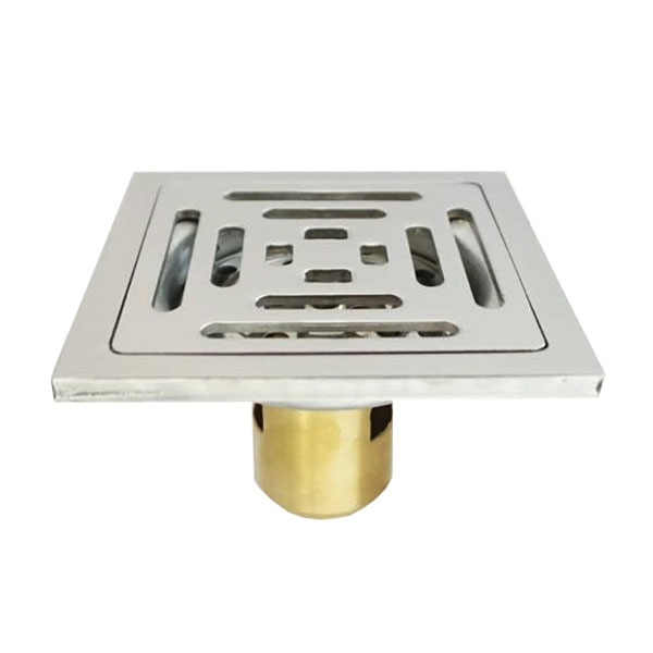 Coladera Para Baño o Regadera metal Acero Inoxidable 10x10cm