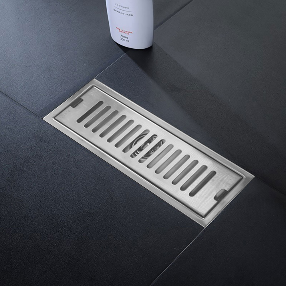 Coladera Para Baño o Regadera Acero Inoxidable 30x10cm con trampa