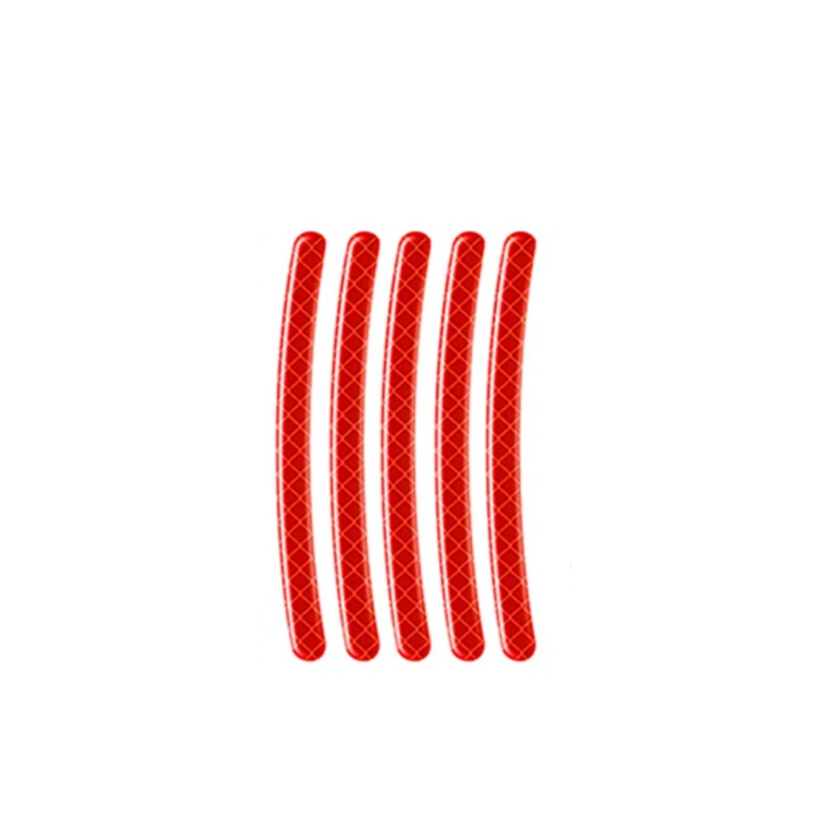 Pegatina roja cinta reflectante llanta rin coche tira advertencia seguridad rueda moto bici alerta