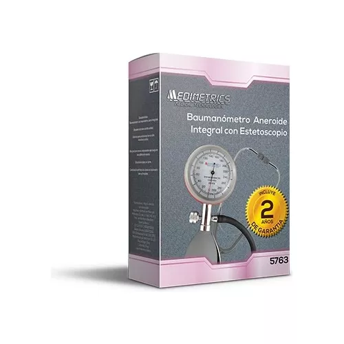 Baumanometro Aneroide Integral Con Estetoscopio - Medimetrics 5763