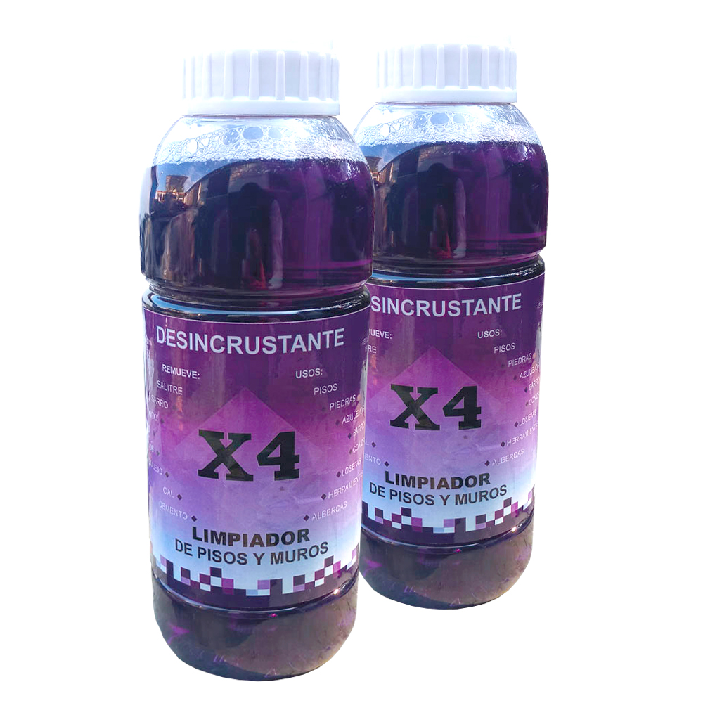 Limpiador de Pisos, Muros, quita Cemento, Cal, Salitre, Moho 2Lt