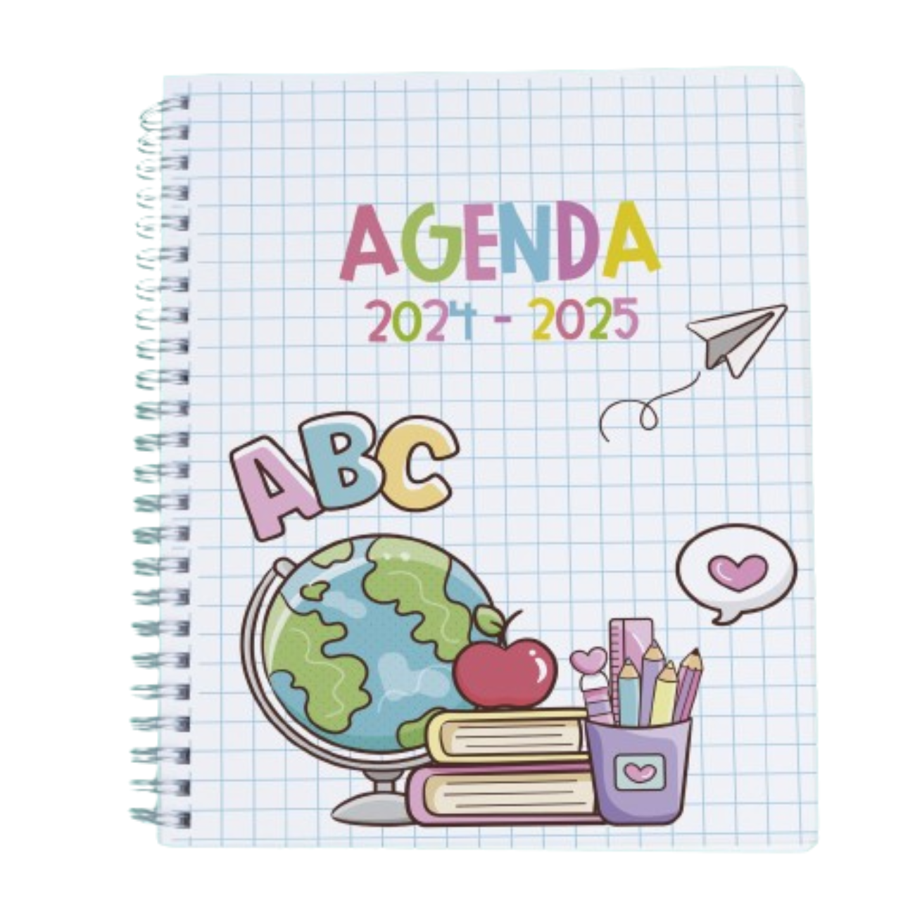 Agenda Docente 24 - 25 pasta dura colorida Mod Rainbow Escolar 02