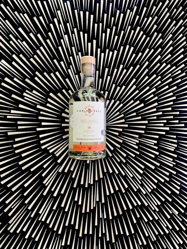 DOBLE COBRE | 1 Botella 750 ML | Mezcal Premium | Joven 100% Agave Cenizo DURANGENSIS | 40% Grados de Alcohol.