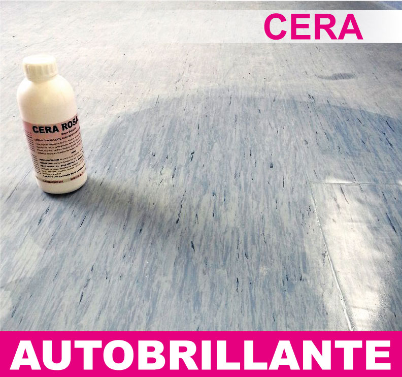 Cera Rosa pbp para brillar Pisos Mármol Vinil Laminado 5Lt