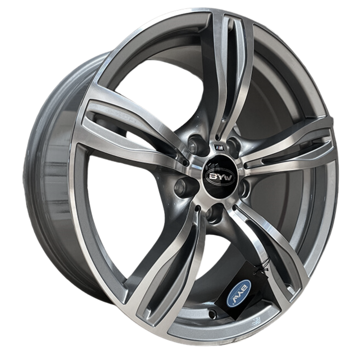 Rines Gun Metal Machine Face 18 5x112 Volkswagen Jetta, GOLF, AUDI, MERCEDES