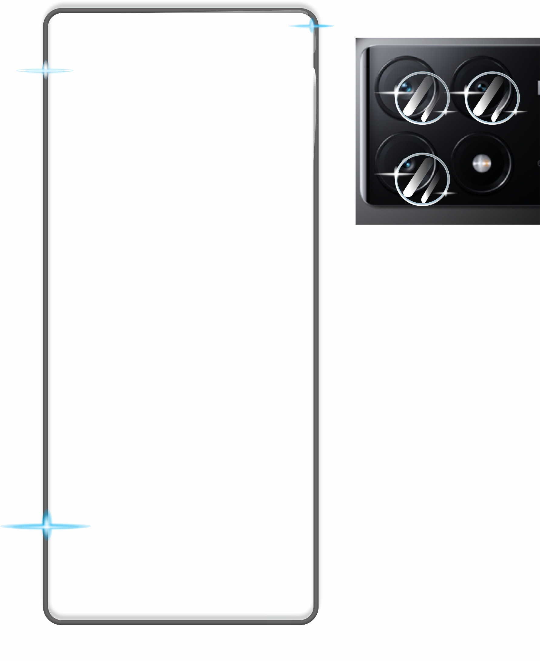 Pack Cristal Templado 9d Para Poco X6 Pro / Poco X6 5g + Micas Camaras