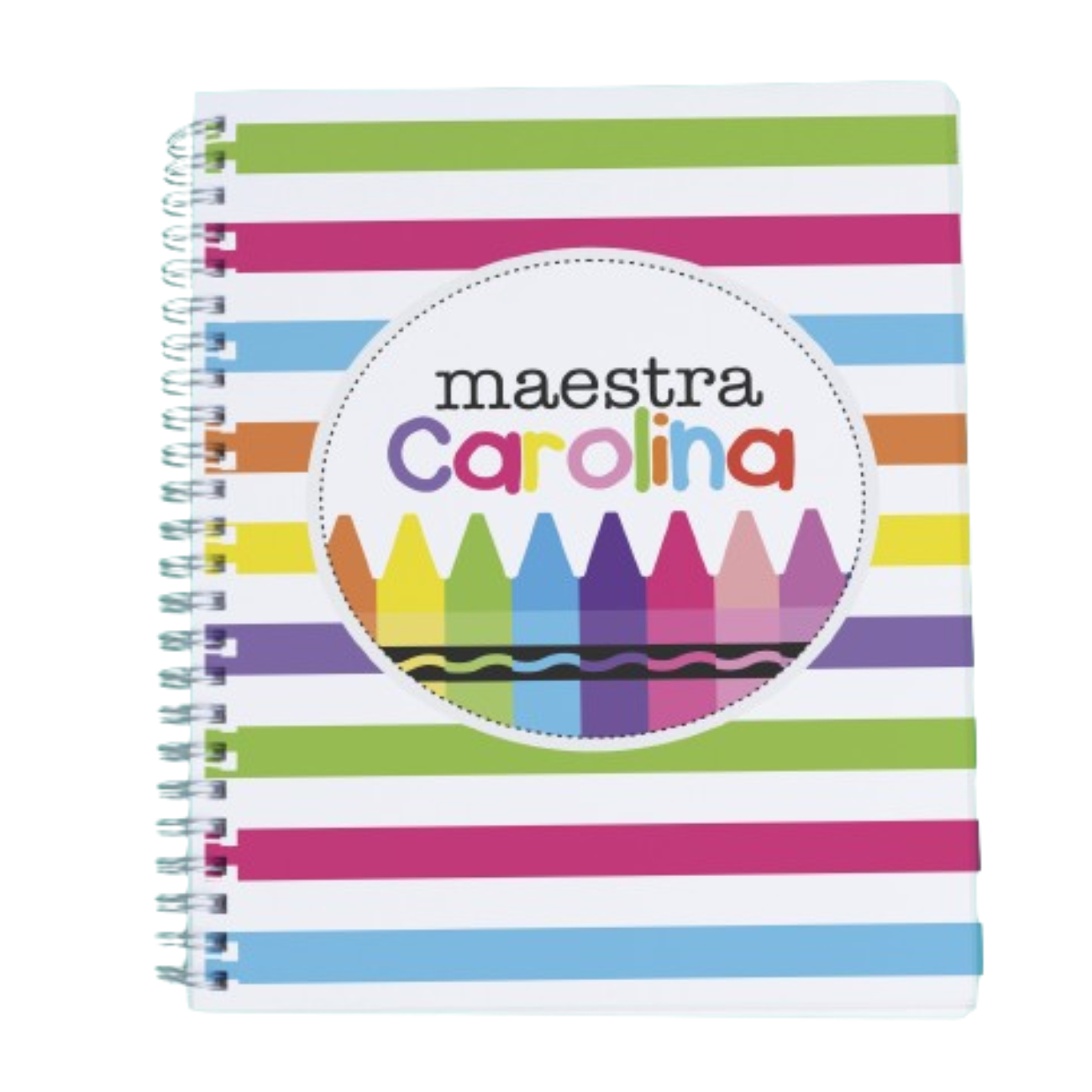 Agenda Docente 24 - 25 Pasta dura colorida Mod Rainbow Escolar 05