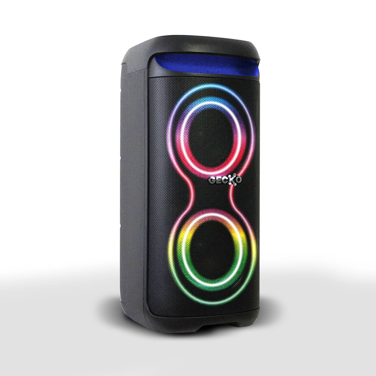 Sistema De Audio Portátil Gecko 10,000 Watts Panel Iluminado