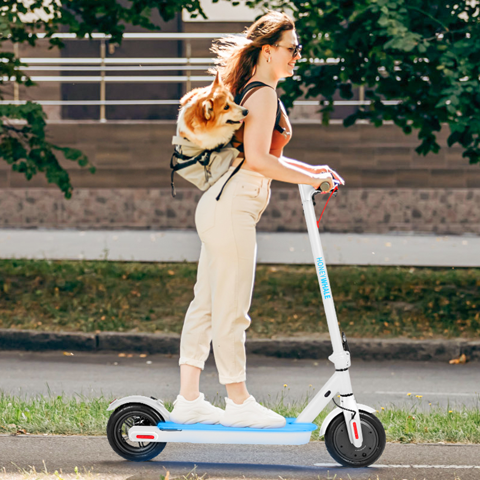 Scooter Eléctrico Honey Whale S2 V2 Blanco.