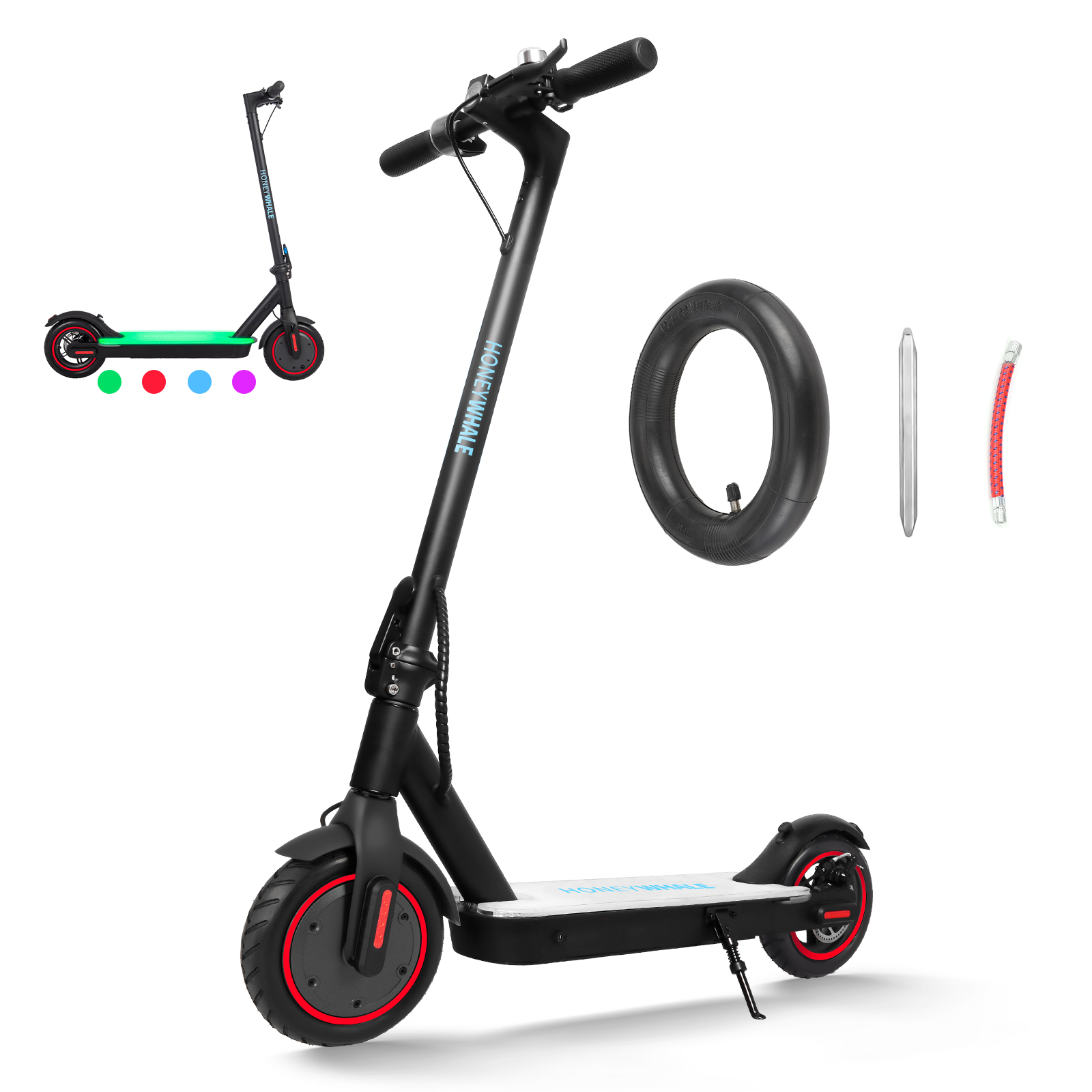 Scooter Eléctrico Honey Whale S2 V2 Negro.