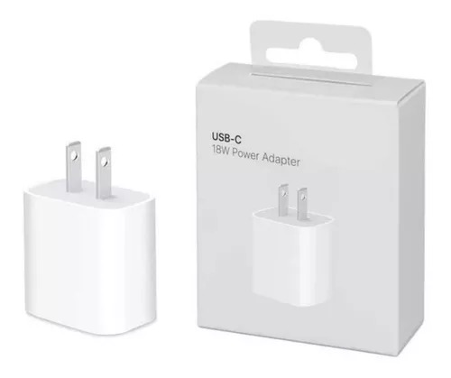 Cubo Turbo Cargador Salida Tipo C Compatible Con iPhone iPad.