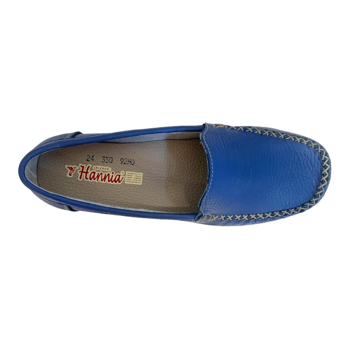 Zapatos Mocasines Mujer Casuales Piel Hannia Ligeros