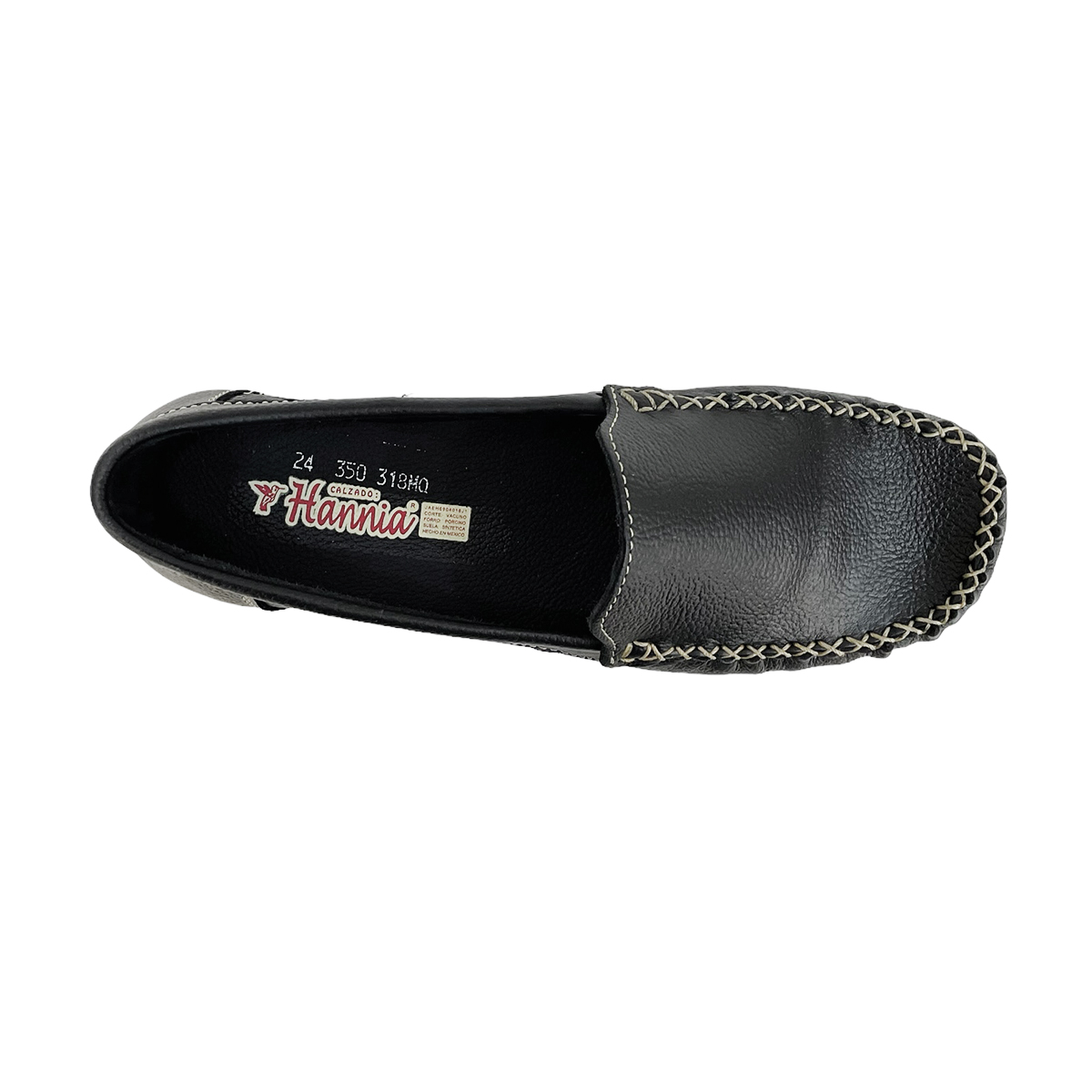 Zapatos Mocasines Mujer Casuales Piel Hannia Ligeros