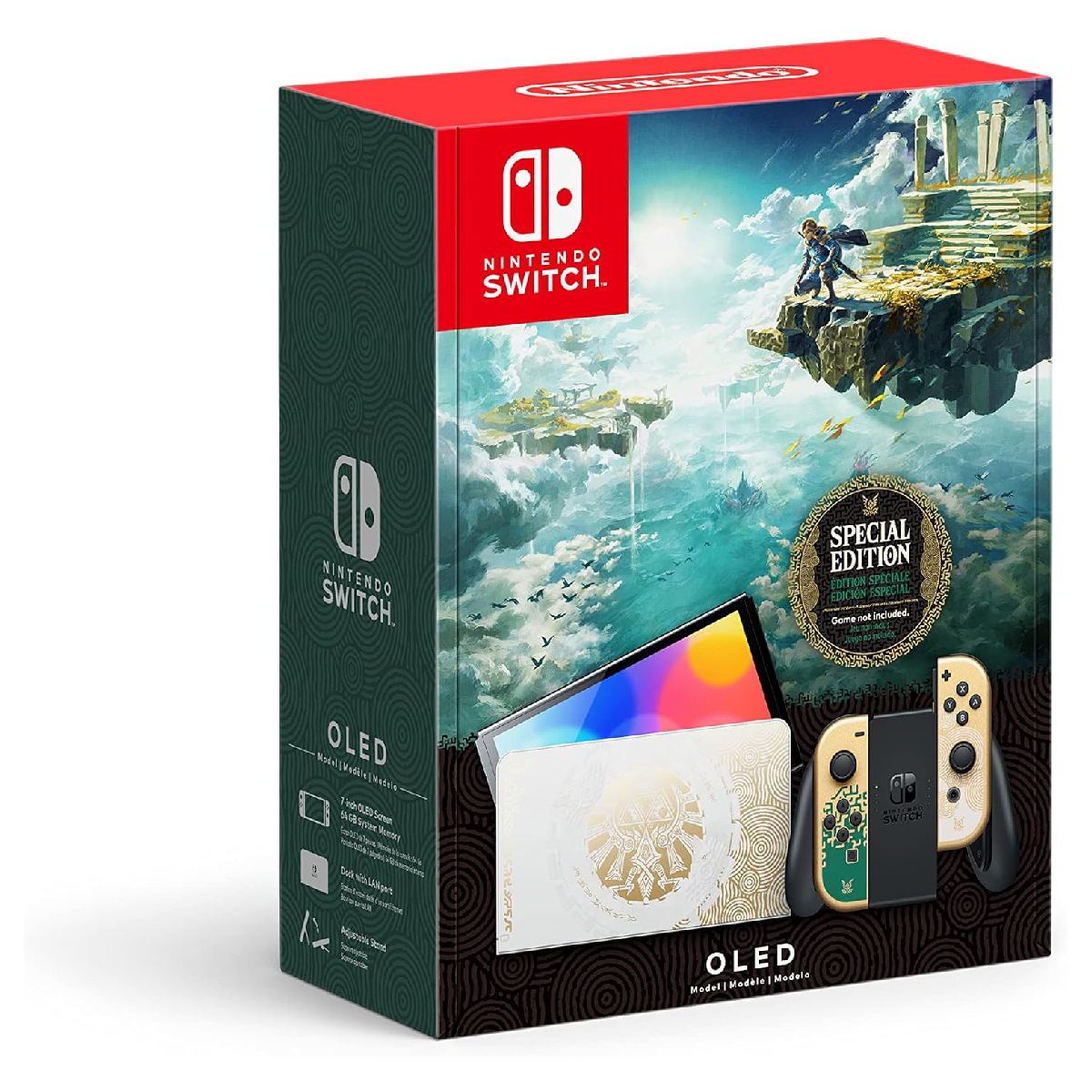 CONSOLA NINTENDO SWITCH OLED THE LEGEND OF ZELDA TEARS OF THE KINGDOM 64GB