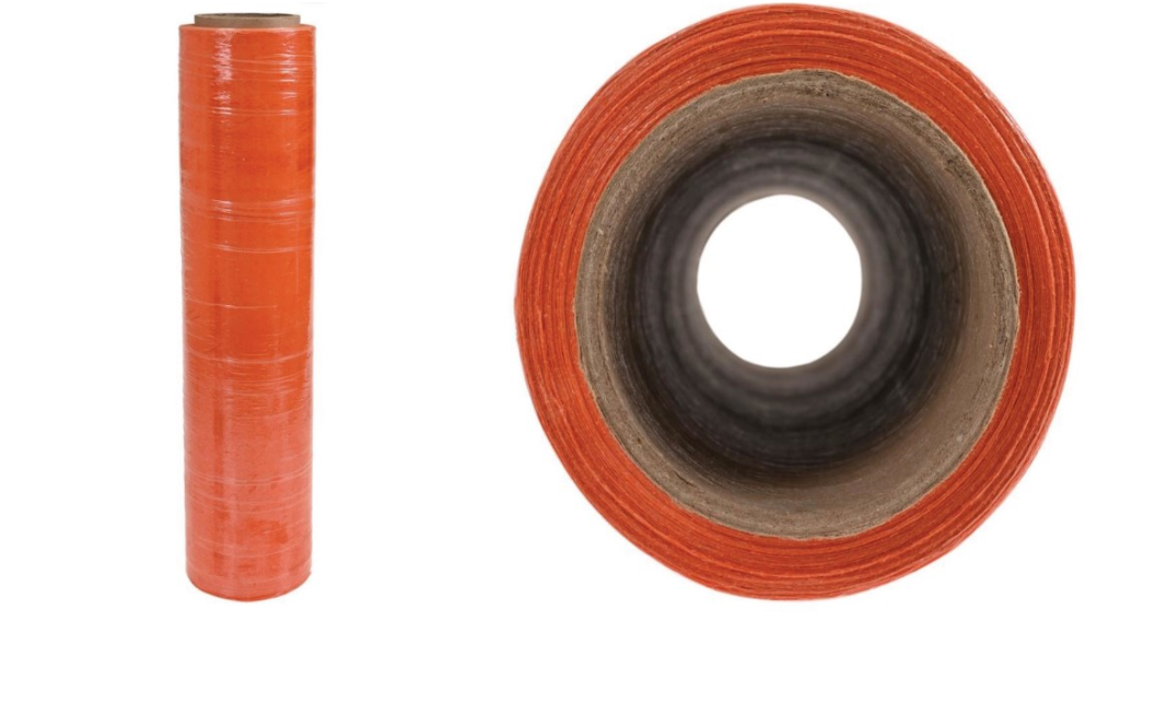 Rollo De Emplaye Playo Film Pelicula Estirable 18" de Color naranja