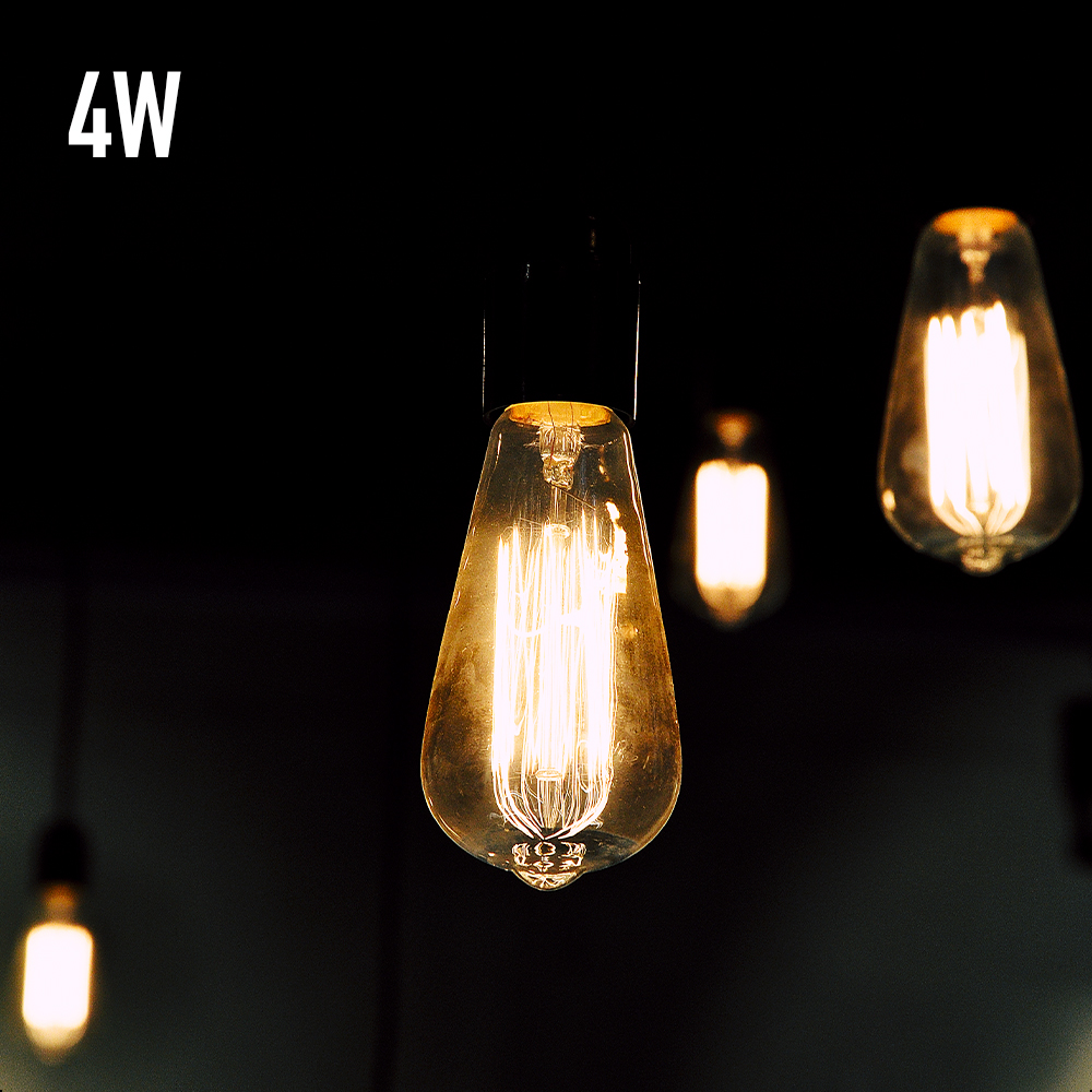 ICON Foco Vintage LED 4W Atenuable Luz Cálida 2500K