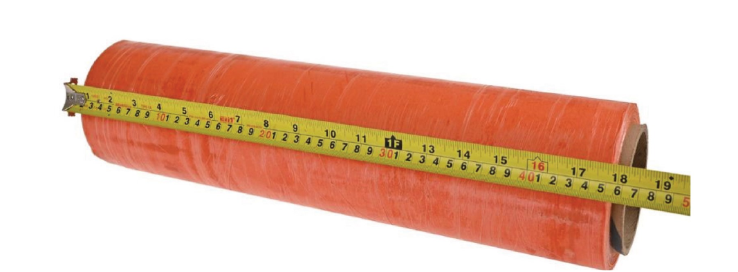 Rollo De Emplaye Playo Film Pelicula Estirable 18" de Color naranja