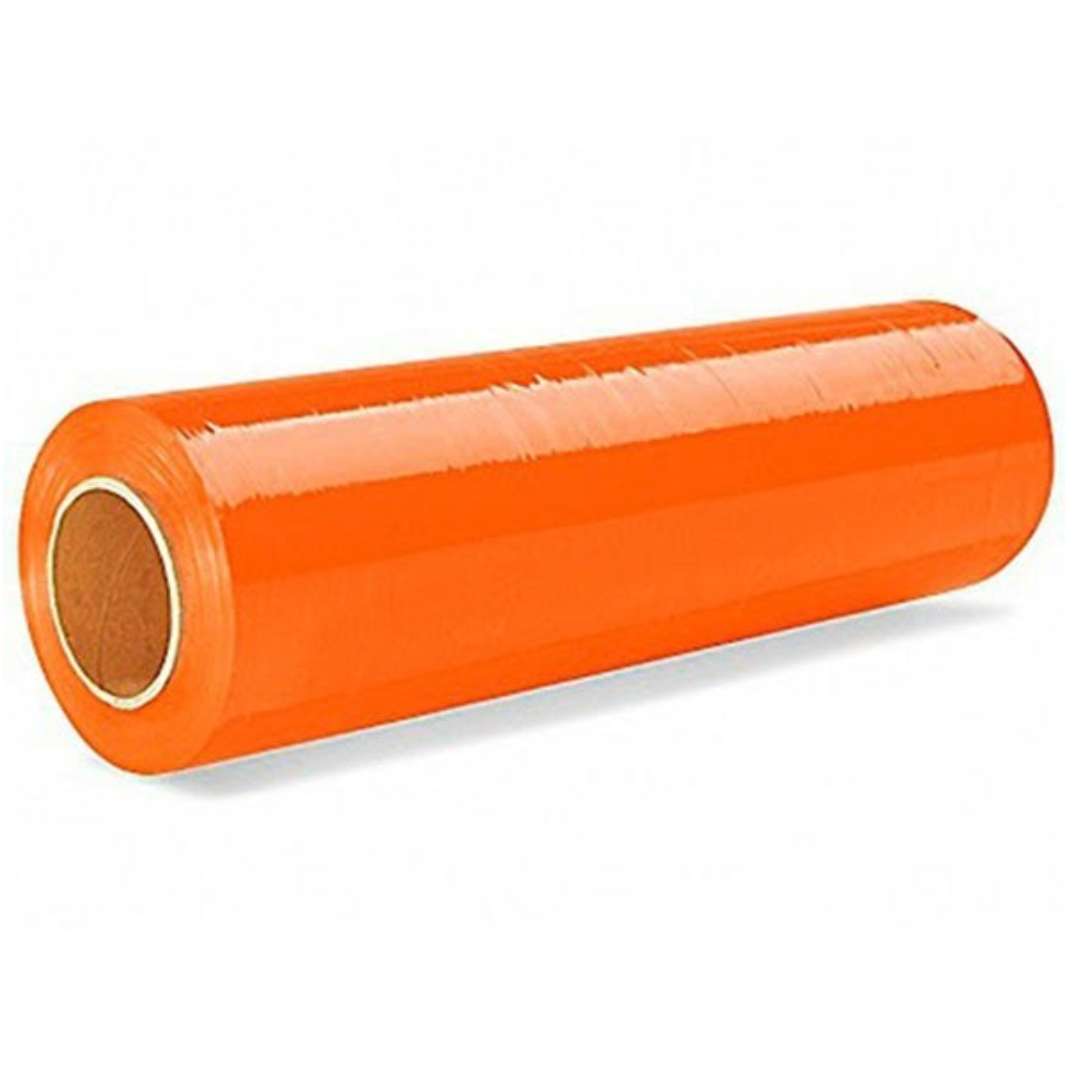 Rollo De Emplaye Playo Film Pelicula Estirable 18" de Color naranja