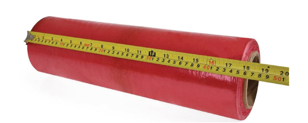 Rollo De Emplaye Playo Film Pelicula Estirable 18" de Color rojo