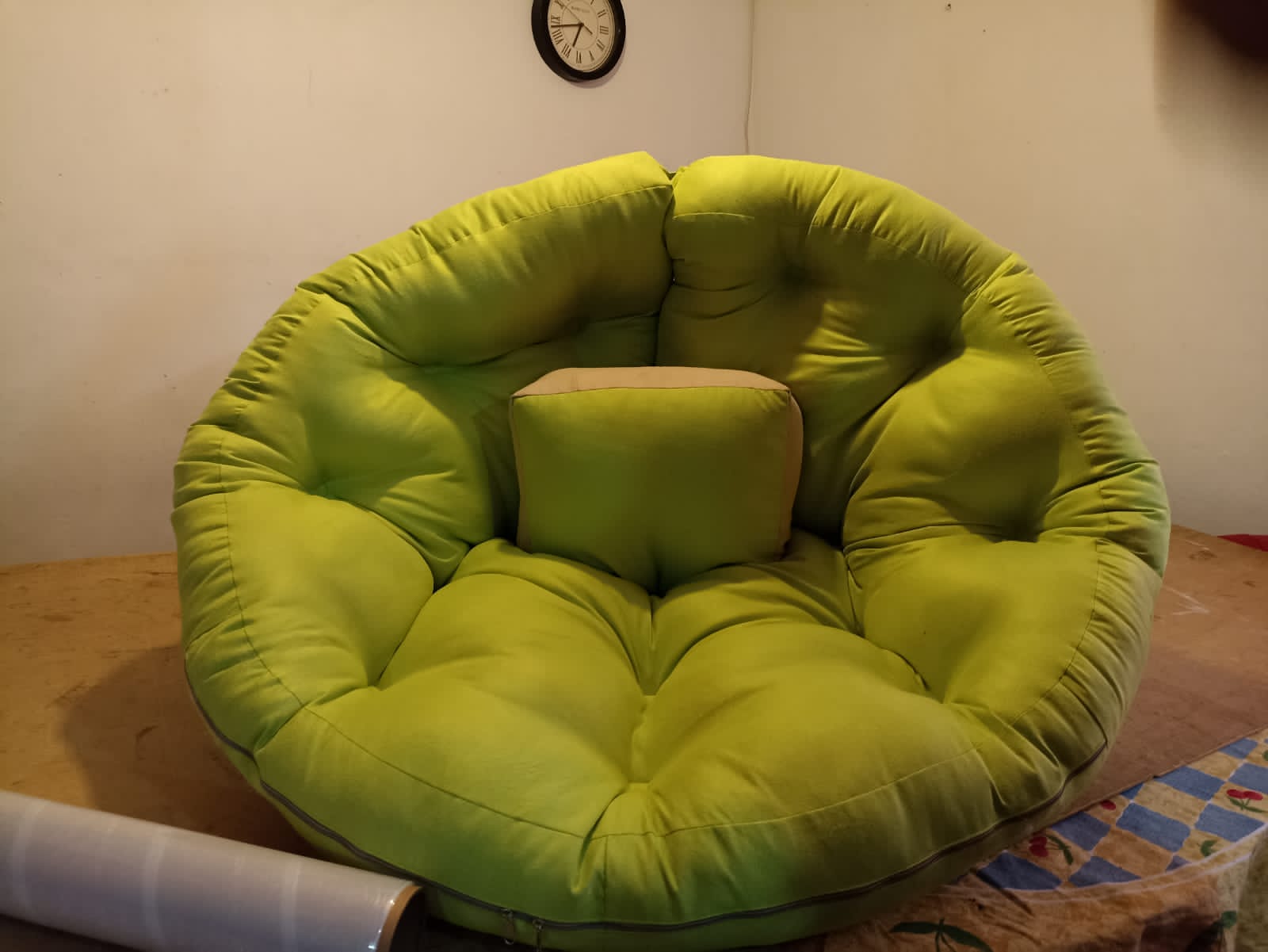 Cojín de piso puff sofá perezoso 