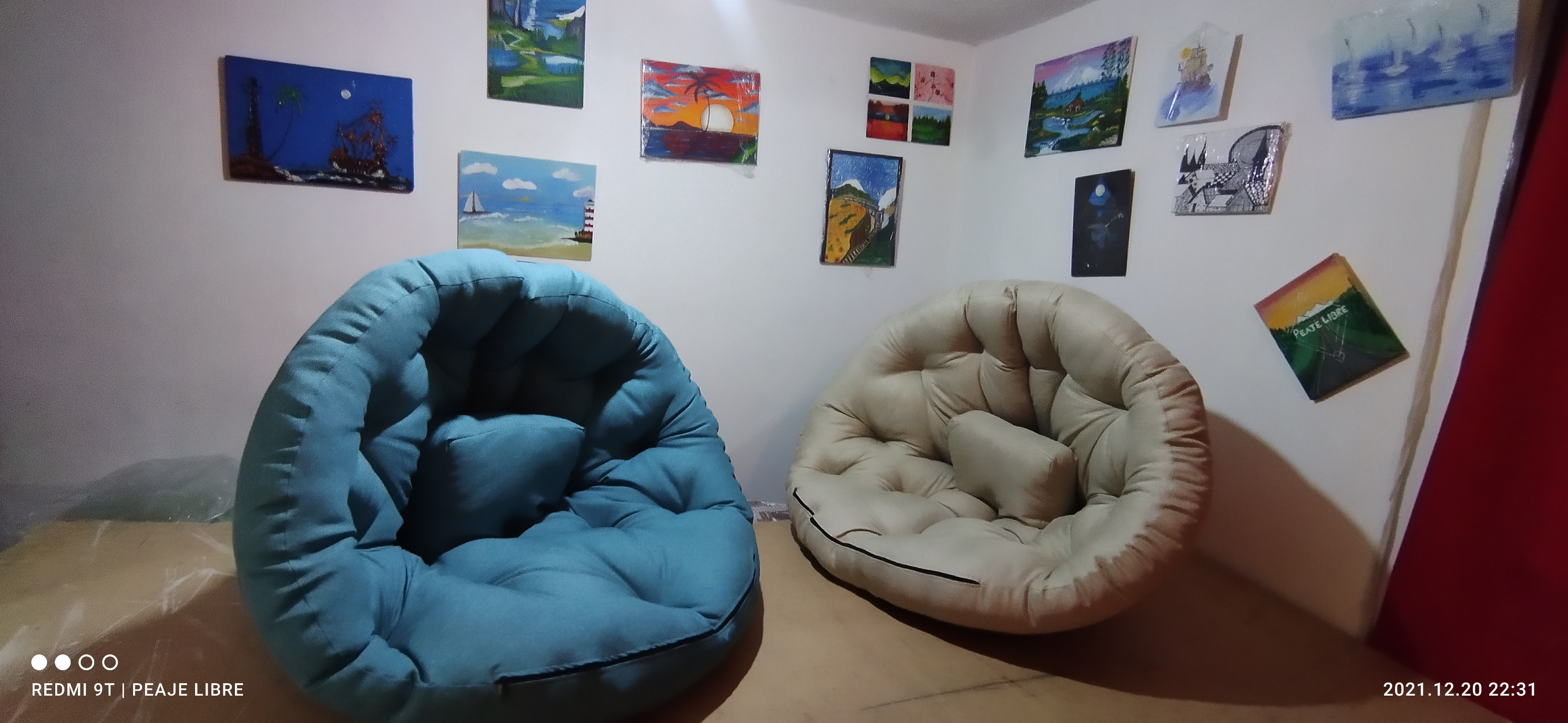 Cojín de piso puff sofá perezoso 