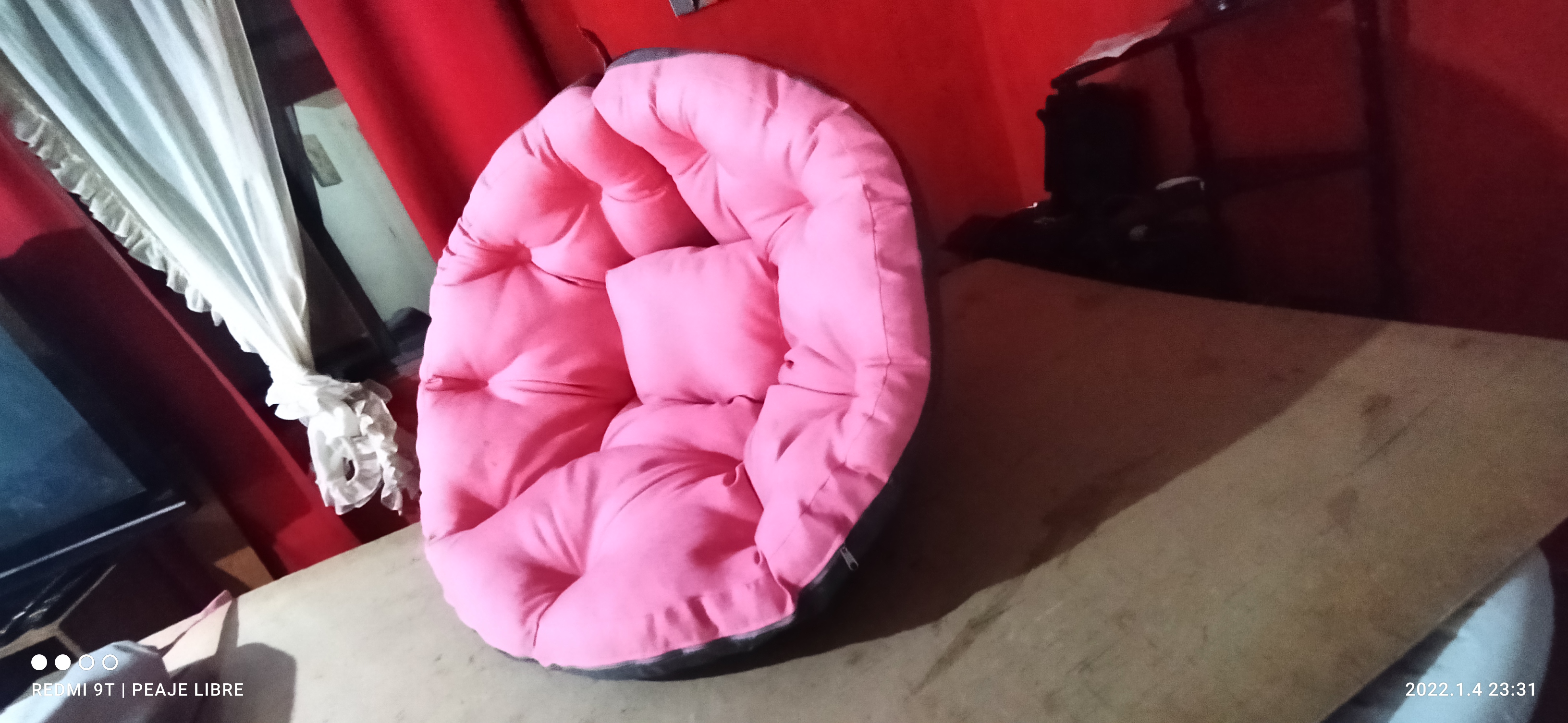 Cojín de piso puff sofá perezoso 