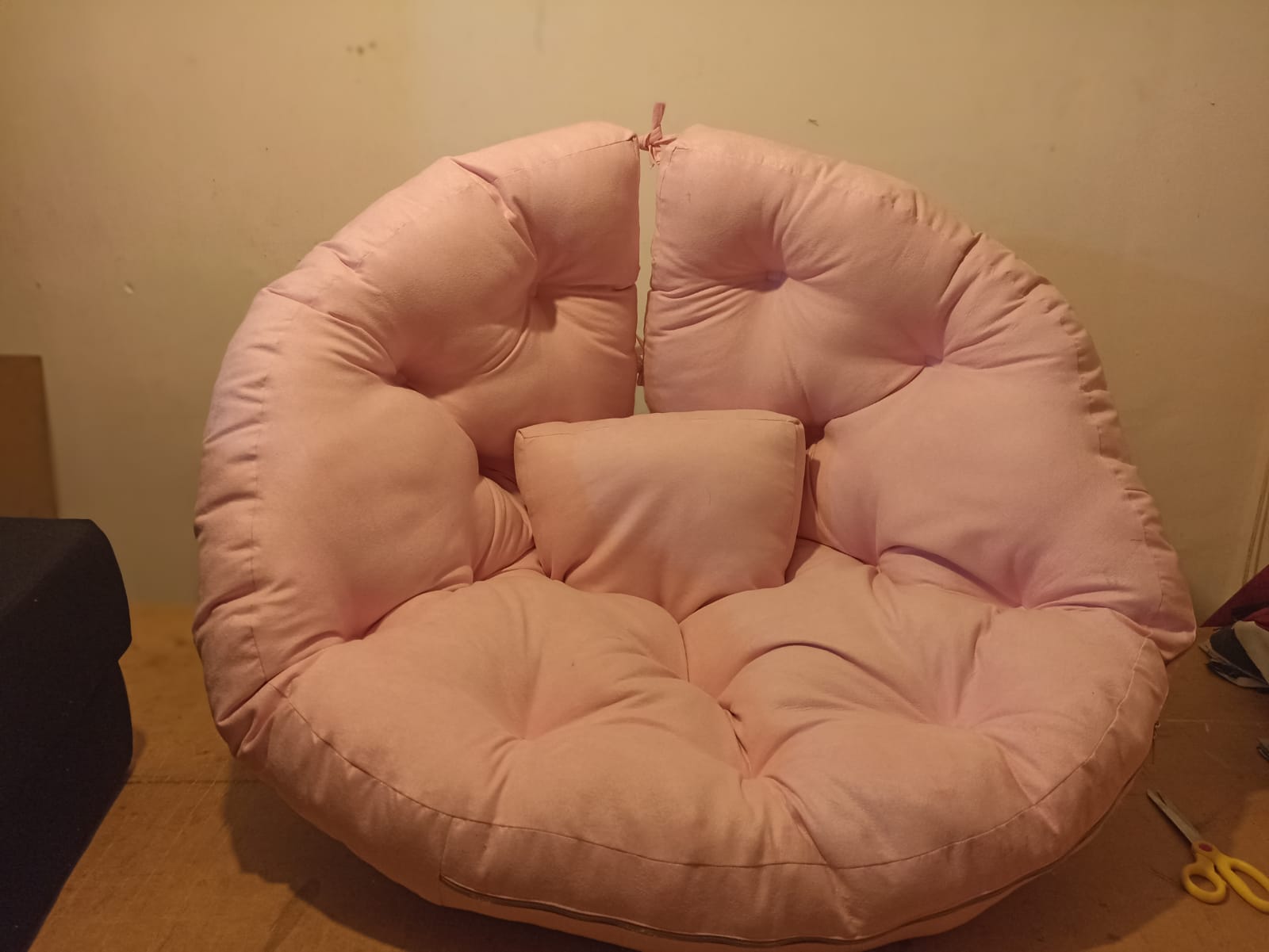 Cojín de piso puff sofá perezoso 