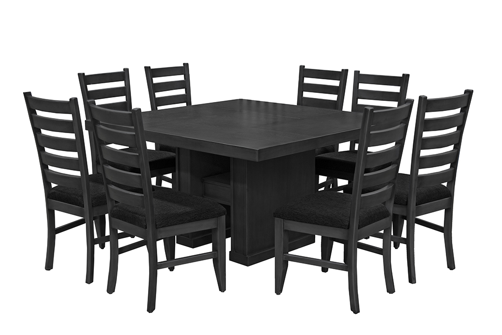 Comedor Ceres 8 Sillas Color Grafito - Goby