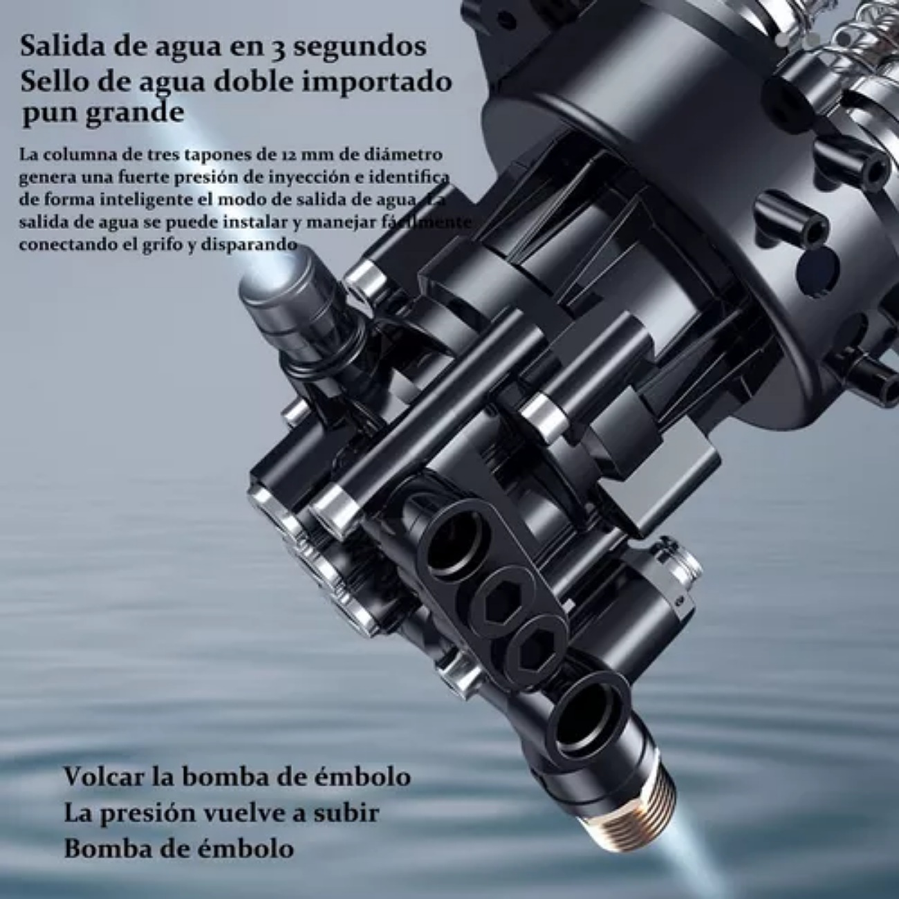 Hidrolavadora Electrica Pistola Para Lavado Autos Portatil