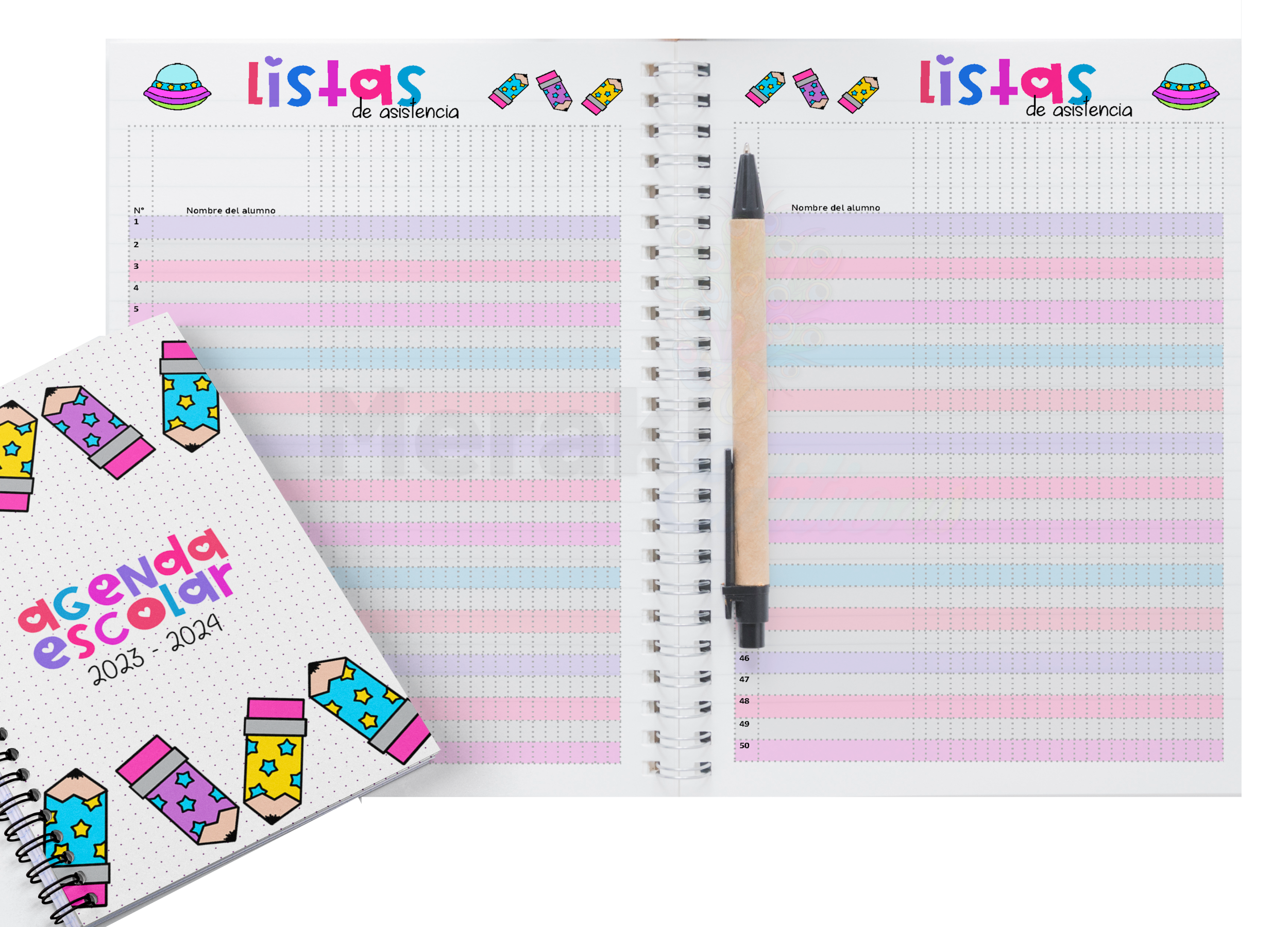 Agenda Escolar Docente Space 04 Agenda 2024 - 2025