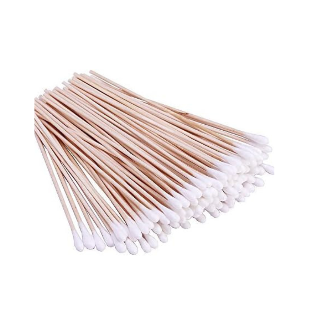 Aplicadores de madera con algodón 1000 piezas ambiderm