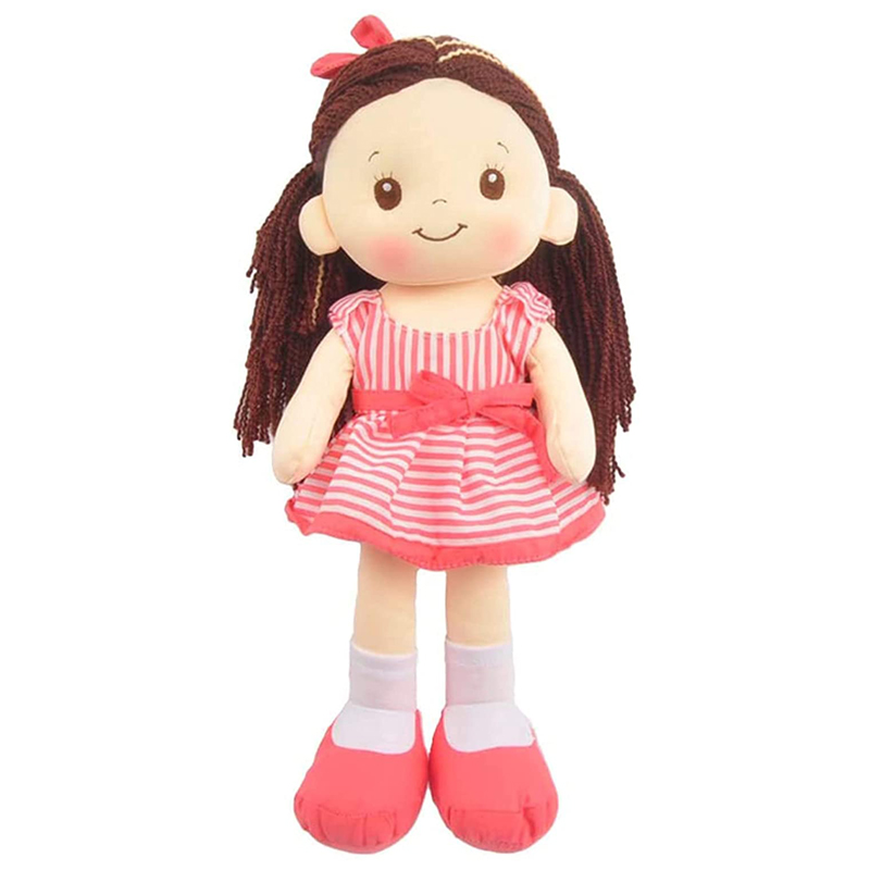 Muñeca De Trapo y Tela Lacy Color Rosa