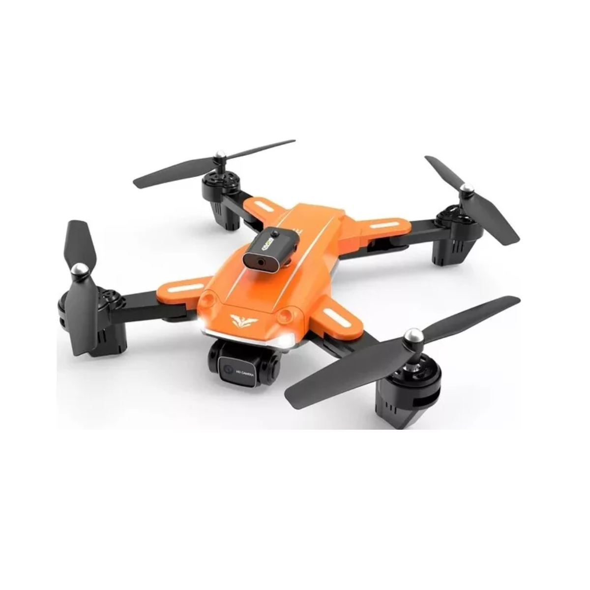 Dron Con Cámara 8k Fpv Giro 360 Doblar 3 Batería Naranja D89