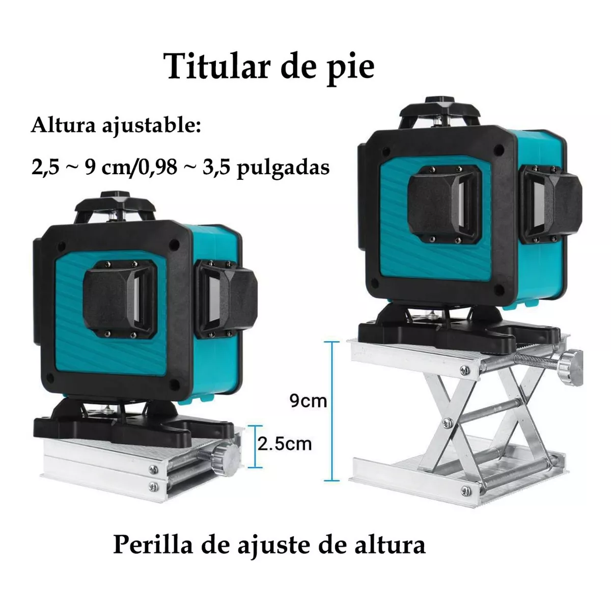 Nivel Láser De 16 Líneas Con Placa De Objetivo, 2 Baterías