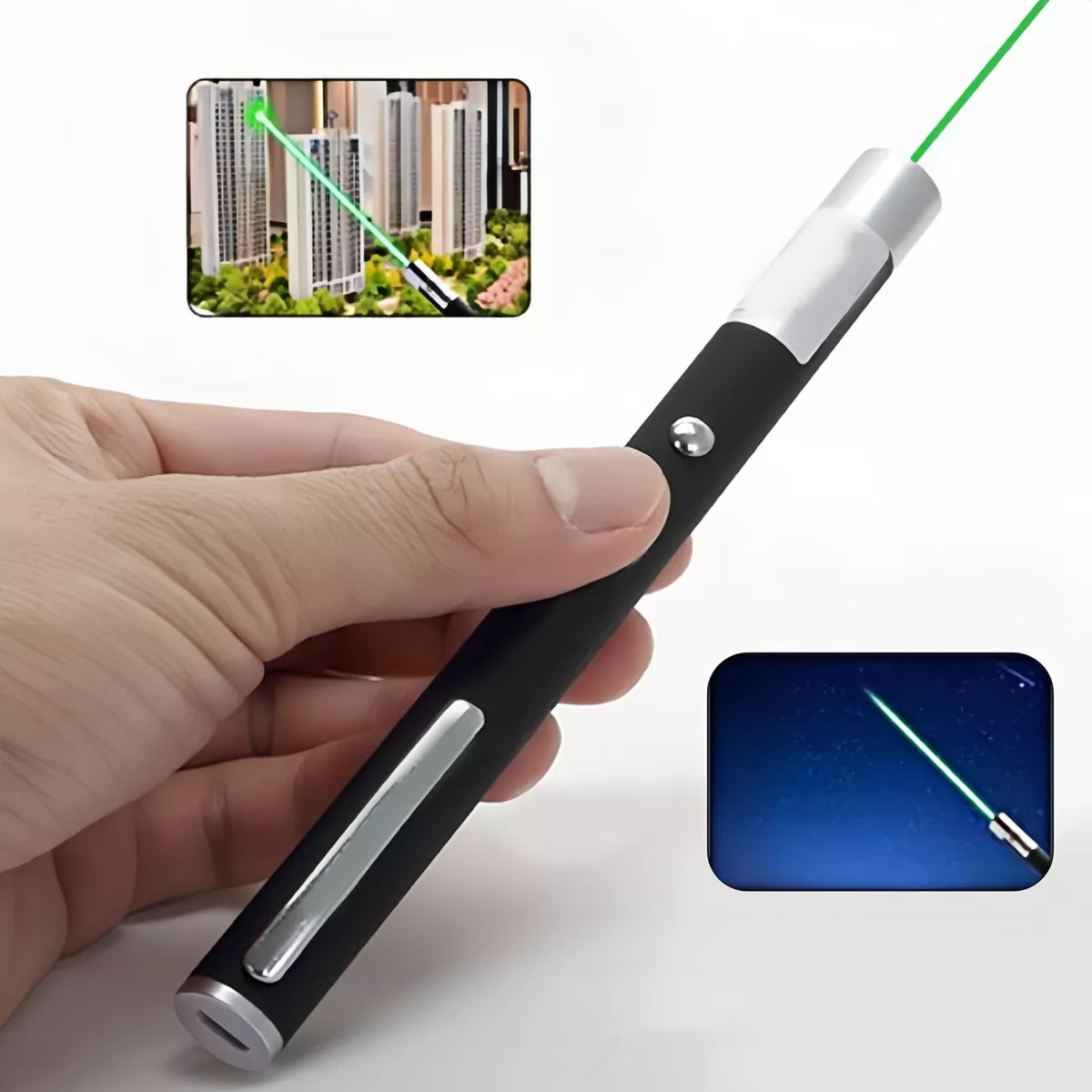 Láser Verde Puntero Usb Recargable Apuntador Laser 20km
