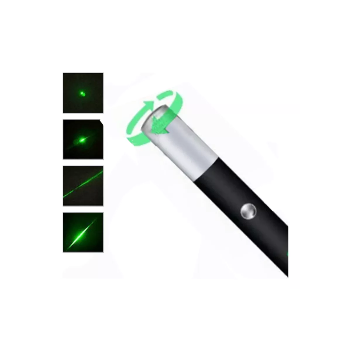 Láser Verde Puntero Usb Recargable Apuntador Laser 20km