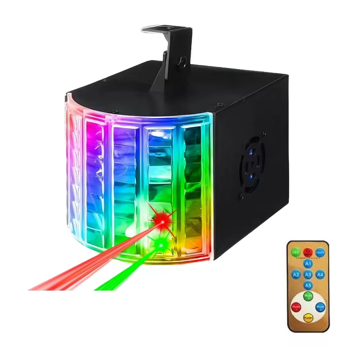 Luces De Escenario Controladas Por Sonido Con Control Remoto