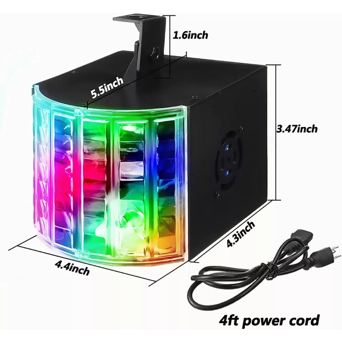 Luces De Escenario Controladas Por Sonido Con Control Remoto