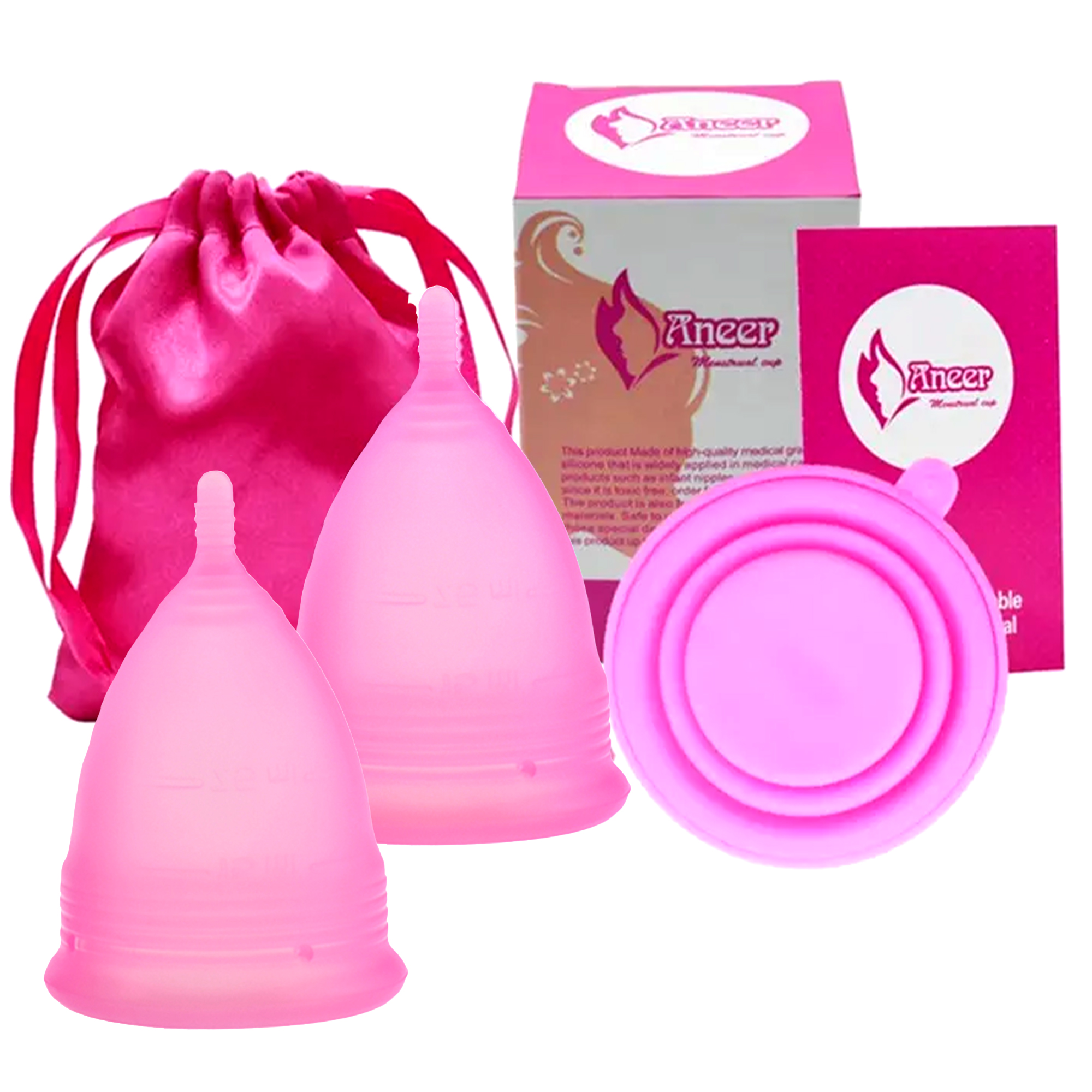 Copa menstrual Anner certificada suave con vaso ecobaby original