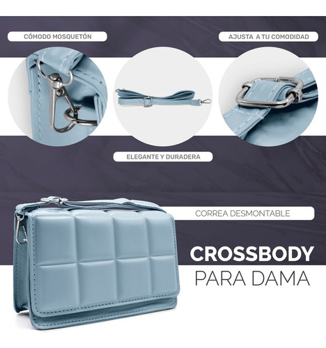 Bolsa Crossbody Bandolera Mensajera Dama Moda Mujer 