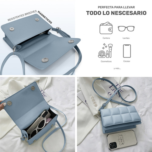 Bolsa Crossbody Bandolera Mensajera Dama Moda Mujer 