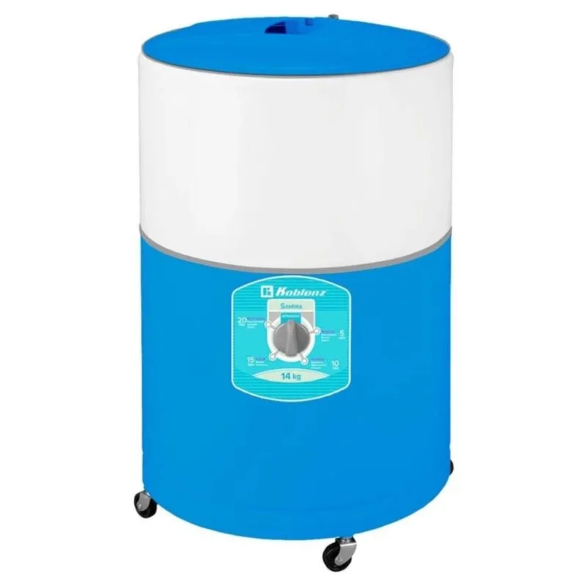 Lavadora Redonda Koblenz LRKW-14B Samira 14KG Blanco/Azul ALBY ENTREGA SÓLO VÁLIDA EN LA CIUDAD DE MÉXICO Y ZONA METROPOLITANA