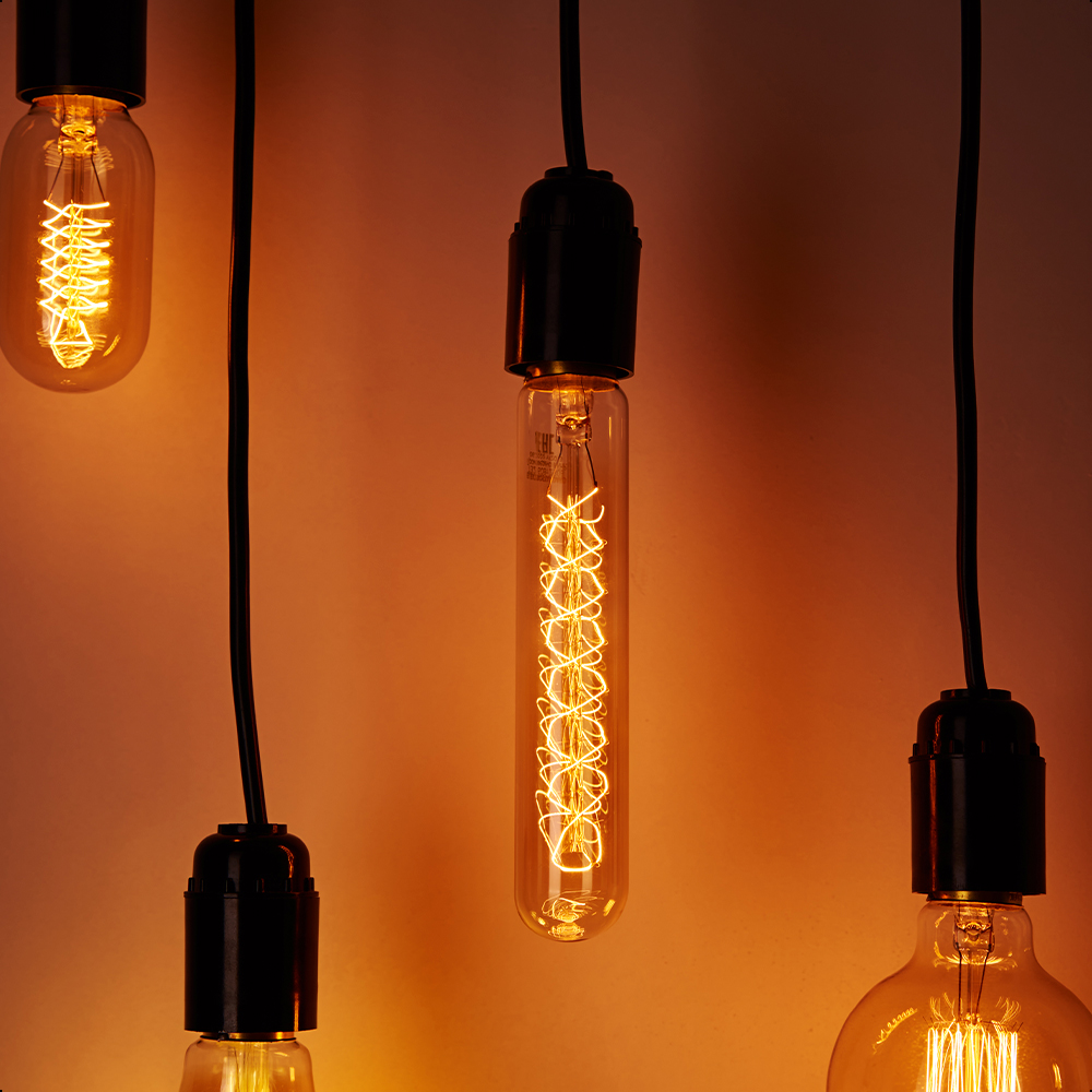 ICON Foco Vintage LED T180 4W Atenuable Luz Cálida 2500K Base E27