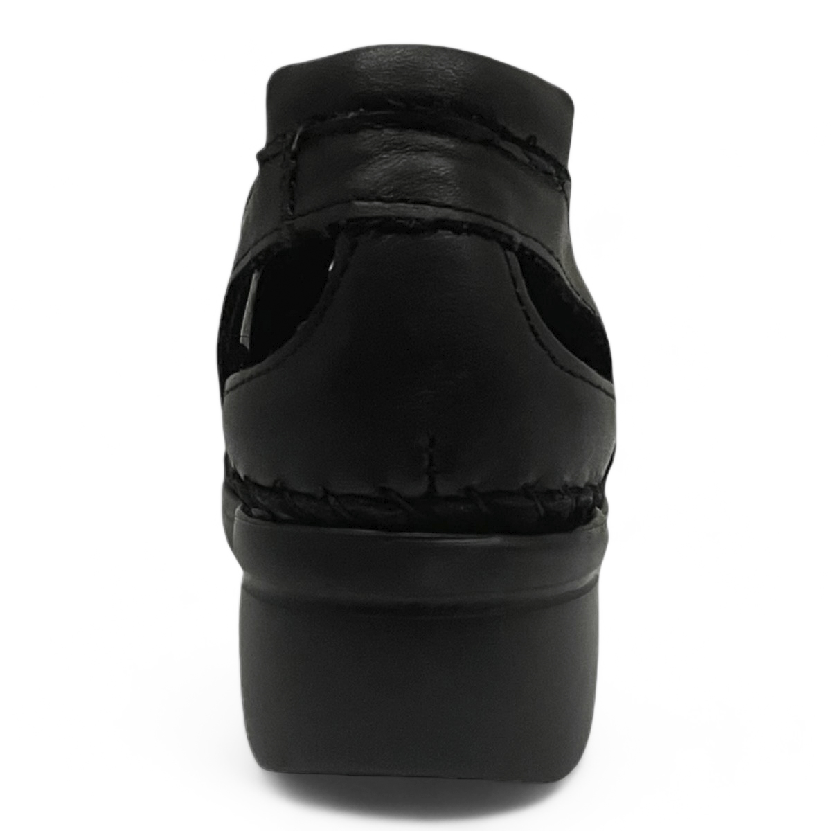 Zapato Confort Lobo Solo Negro 4724 Dama Moda Comodo Ligeros